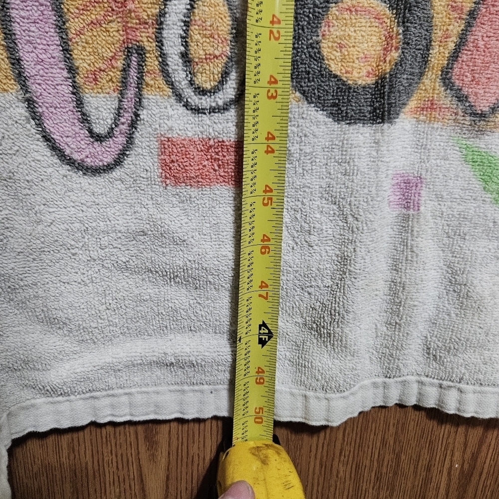 Vintage Franco 2-Cool Mickey Mouse Beach Bath Towel 100% Cotton Oversized! - Picture 8 of 8